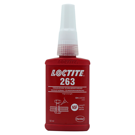 Loctite 263, фиксатор резьбы высокой прочности.