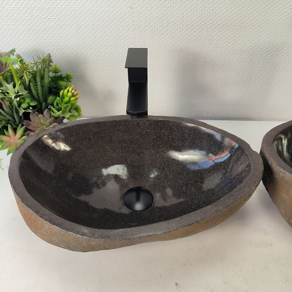 Раковина из речного камня ПАРА! RS-65343 49*34*15 0865