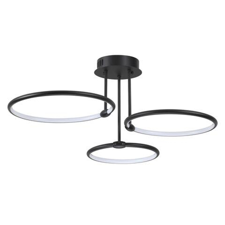 6506/66CL LEDIO LN26 271 чёрный Люстра потолочная с ПДУ LED 66W 3000-6000K 220V URSULA