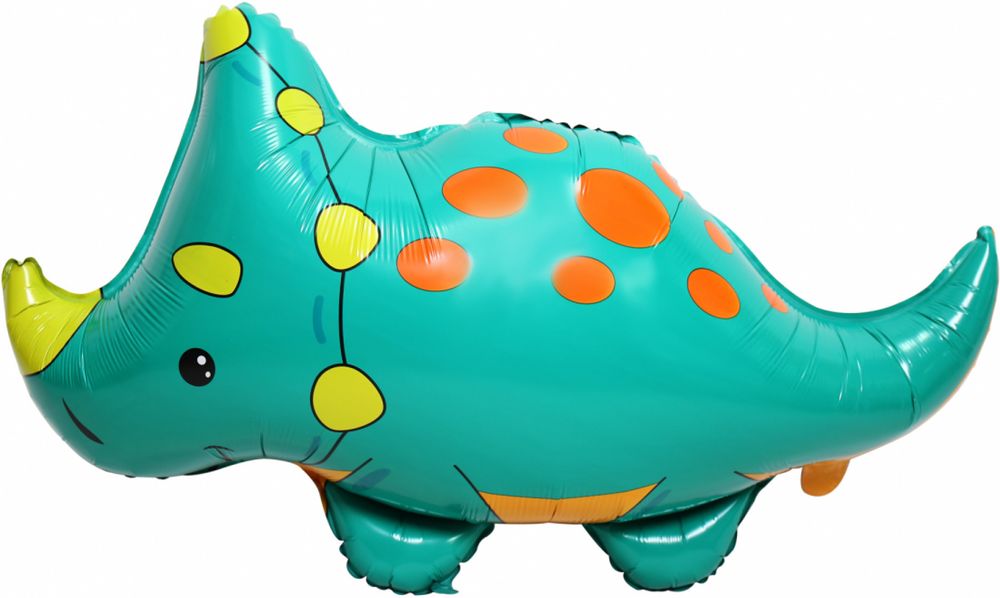 Шар (33&#39;&#39;/84 см) Фигура, Динозавр Трицератопс, 1 шт.