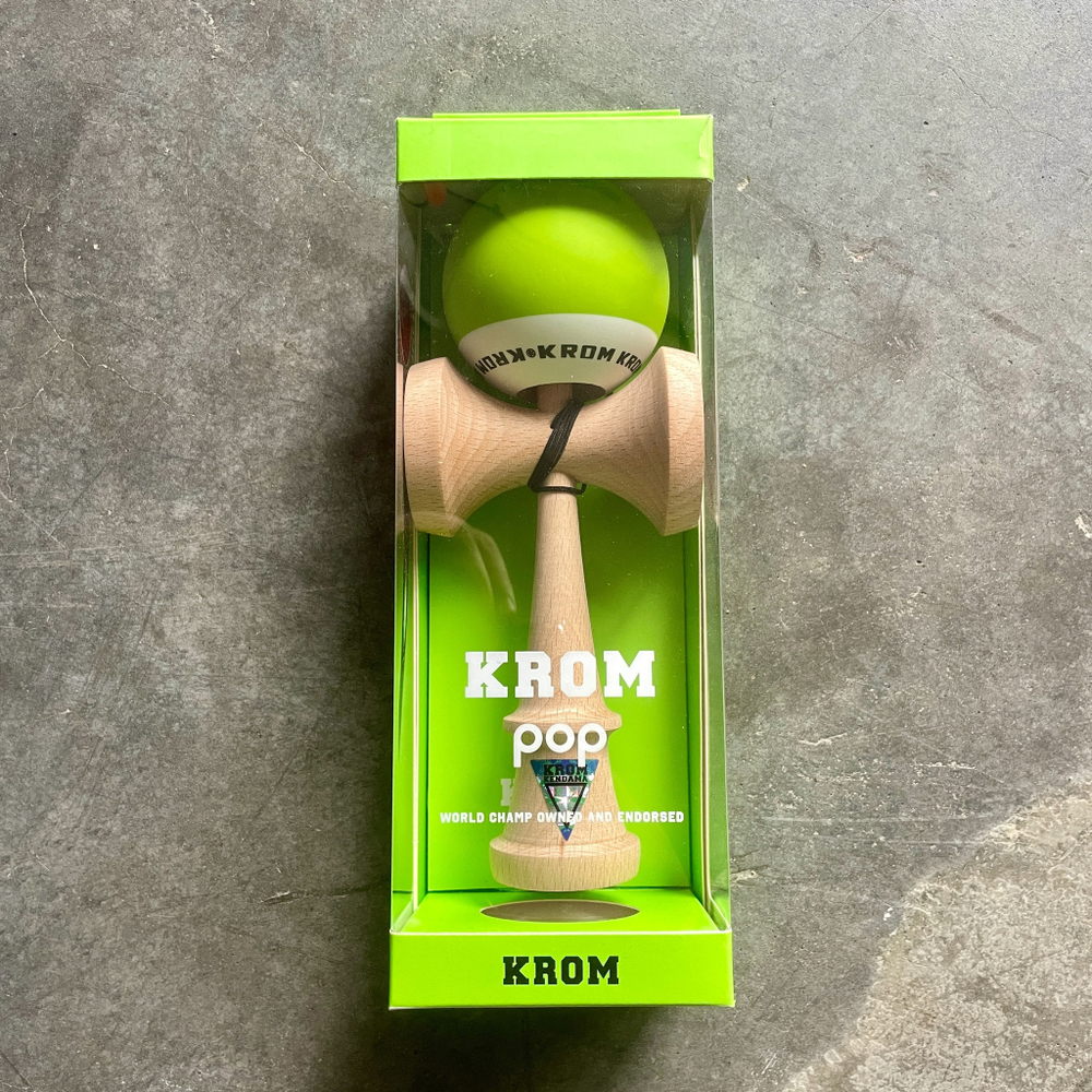 Кендама KROM POP Lime Green