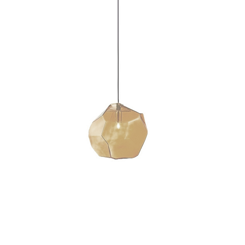 Pendant design lamp Ice Cube by Lasvit (Beige)