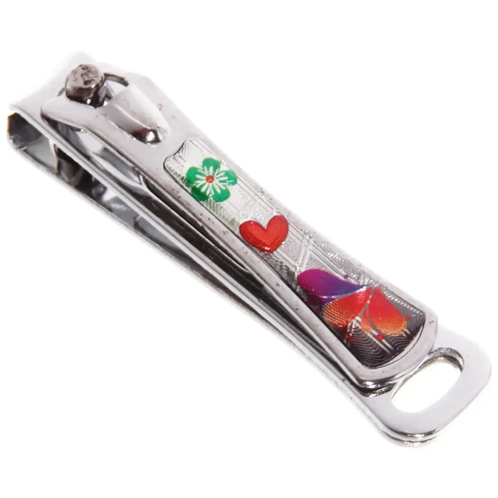 Кусачки для ногтей «Бабочки и цветы», цвет микс 5см ✦