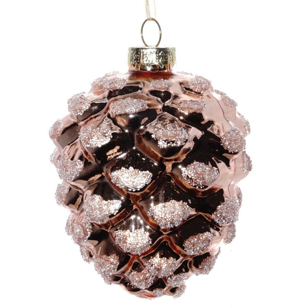 GAEM Украшение новогоднее "Снежная шишка", L8 W8 H11 см, 2в.