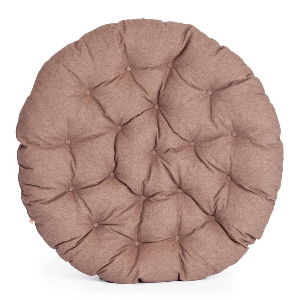 23/01 Матрац для кресла "Папасан" экошерсть, коричневый, 1811-5