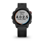 Умные часы Garmin Forerunner 245 Music черные с черным ремешком