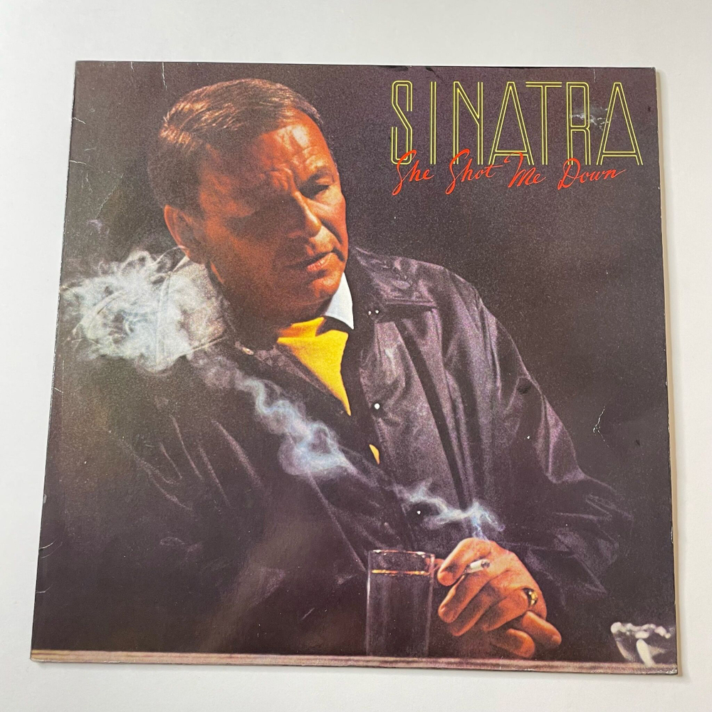 Винтажная виниловая пластинка LP Frank Sinatra She Shot Me Down (Germany 1981) (Bang Bang )