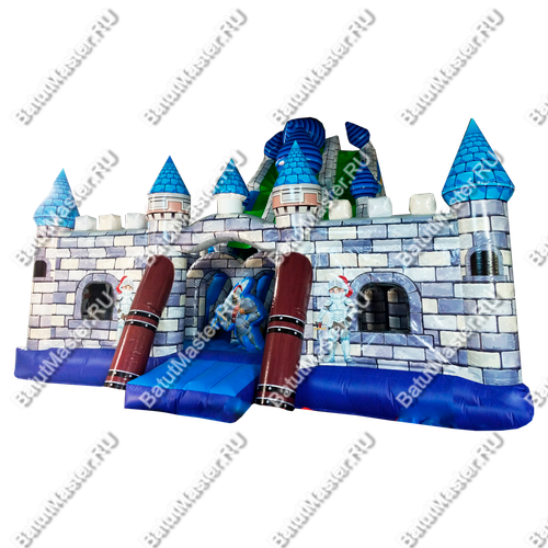 Коммерческий надувной батут "Рыцарь" 12*12*6,5 м