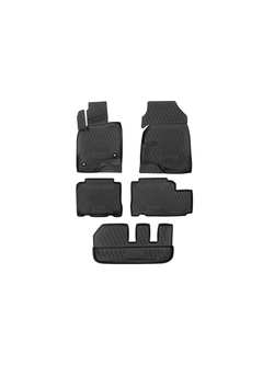 Коврики в салон для CHEVROLET Captiva (Ir, Ir2, Ir3), 2011-2018, 5 шт. (полиуретан) CARCHV00019