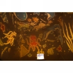 Диско-шар «Fantasy - Оленёнок» (в комплекте 6 картинок) 13*14 см, 5 реж, батарейки 4хАAА, USB, RGB (220V)