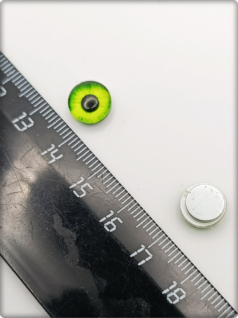 Серьги обманки на магнитах, серия "Глазки" (10мм). Без прокола ушей. Цена за пару. Бижутерия.