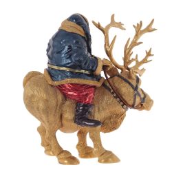 GAEM Фигурка декоративная "Дед Мороз на олене", L22 W15 H24 см