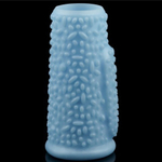 Насадка на пенис с вибрацией Drip Knights Ring (10*3,7) голубая