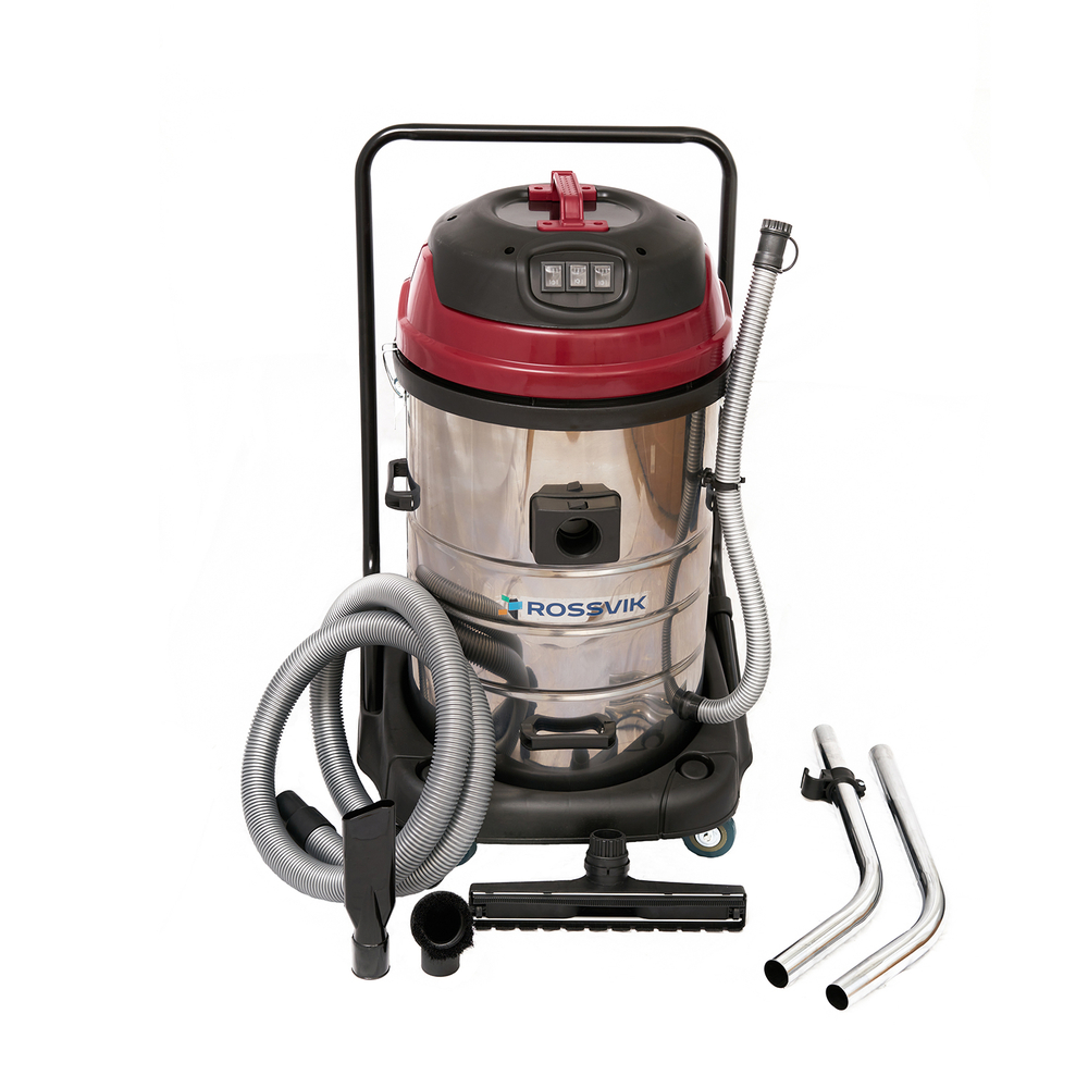 Пылеводосос ROSSVIK RVC70-3, 70л, 3x1500Вт