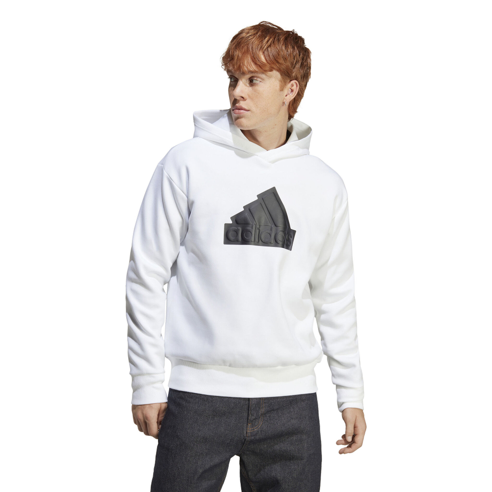 Мужская кофта теннисная adidas Future Icon Badge Of Sport Hoody Men - White, Black