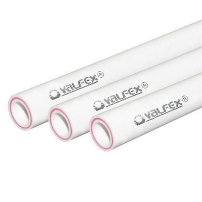 Труба полипропиленовая армир стекловолокном 20х2.8 VALFEX SDR 7.4 PN20 PPR/GF/PPR 2м
