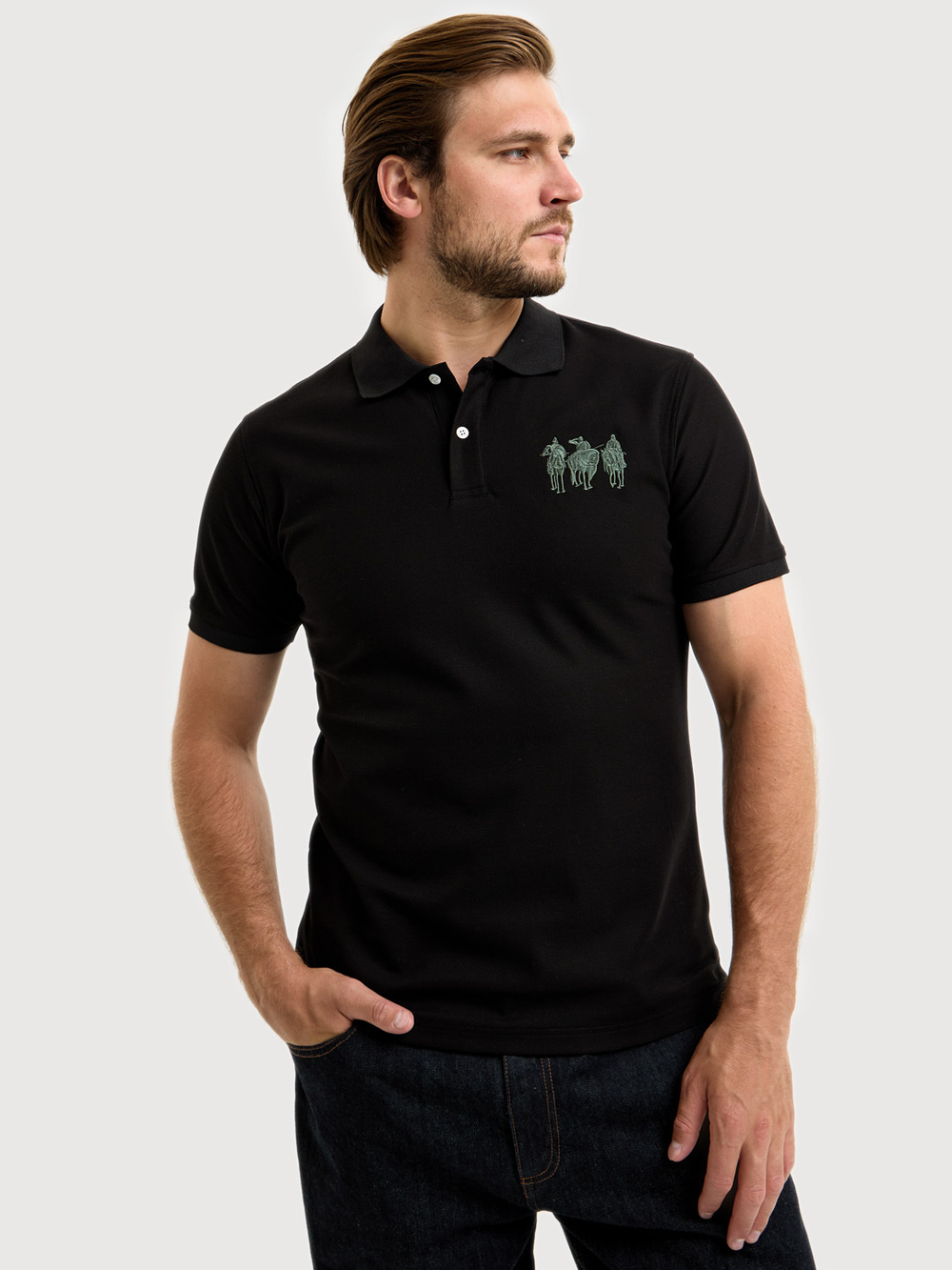 Поло Три Богатыря | EPOS (чёрное+хаки)