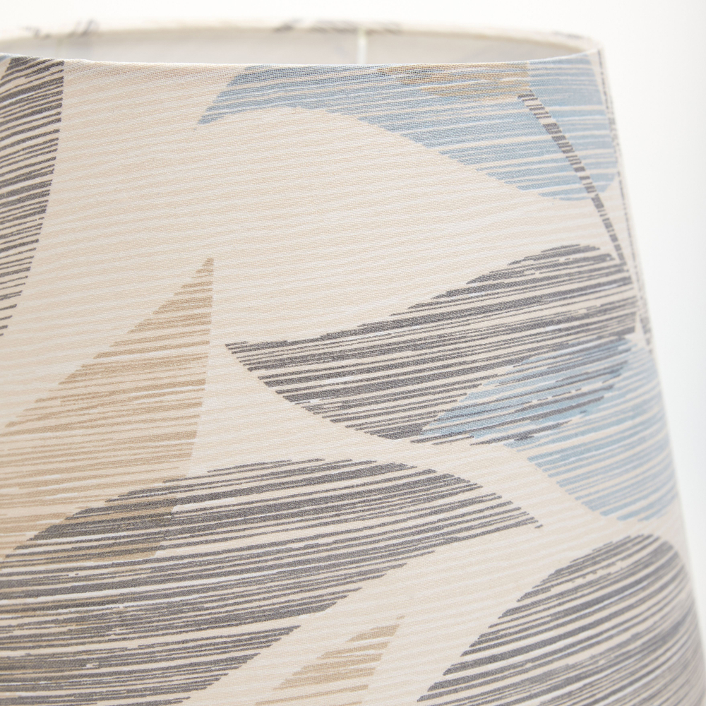 Абажур для настольной лампы, для светильника, плафон конус Черно-белый Е27