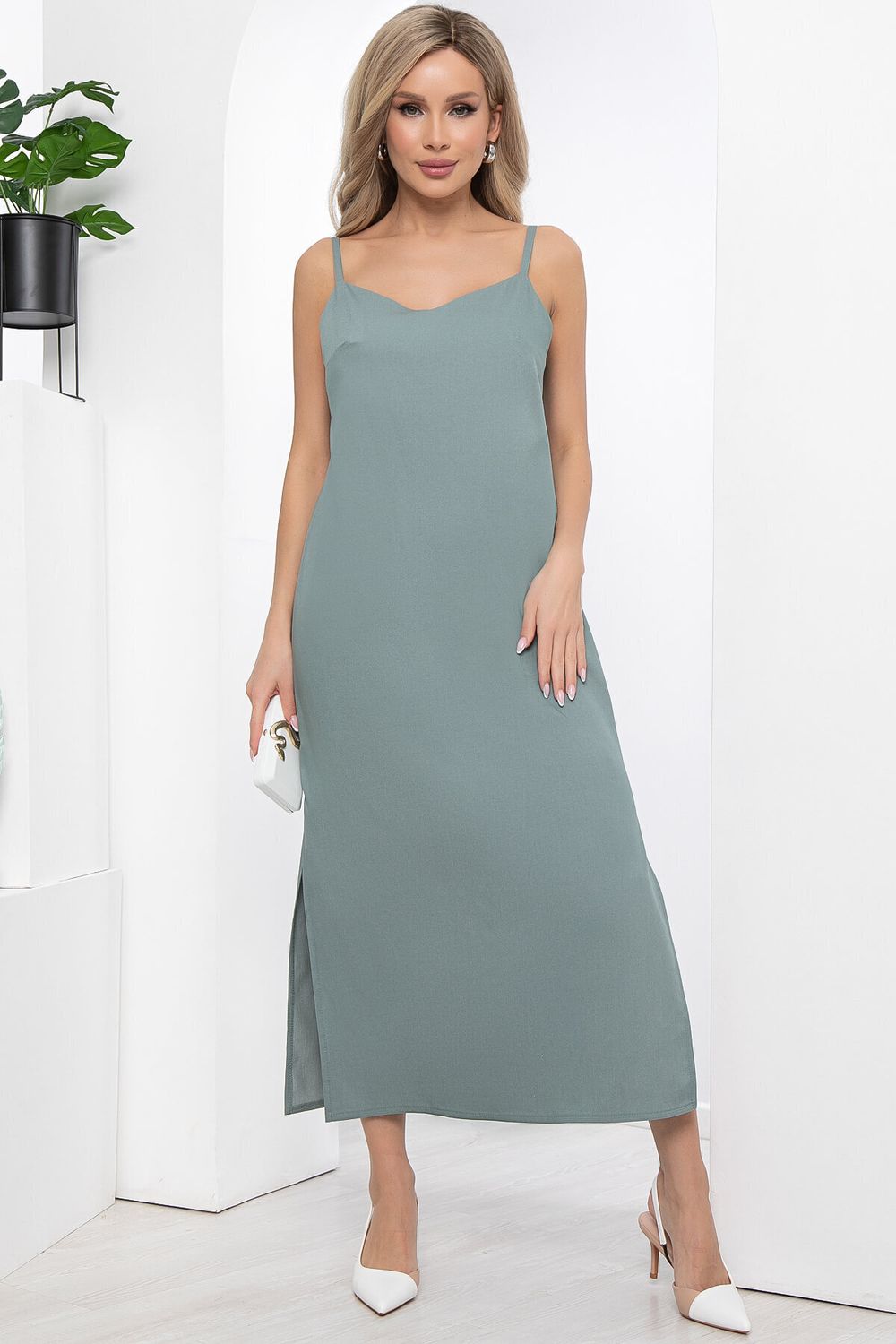 Платье комбинация "Мэй" (грин) П5888 LT Collection (Акция)