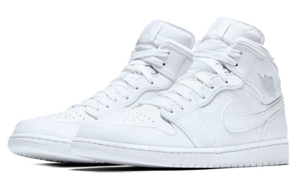 Кроссовки Jordan Air Jordan 1 Mid "Triple White"
