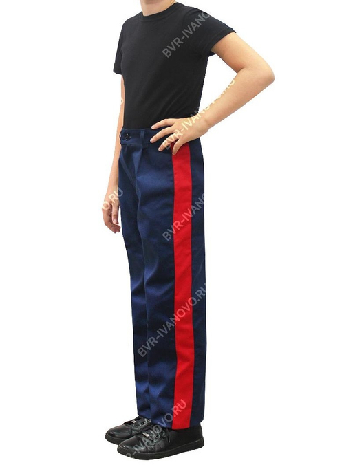Брюки Кадет-старшеклассник (ткань смесовая цв.Синий)