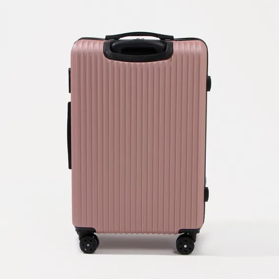 Чемодан большой 26&quot;, кодовый замок, цвет розовый