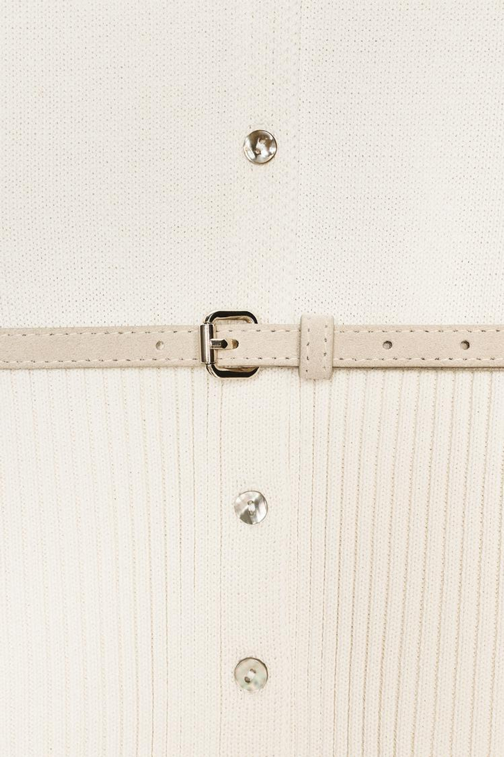 ZARA ЖИЛЕТ С ПОЯСОМ, ЭКРЮ