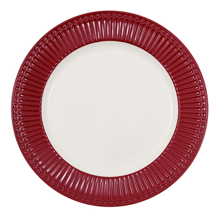 Тарелка Alice claret red, 27 см