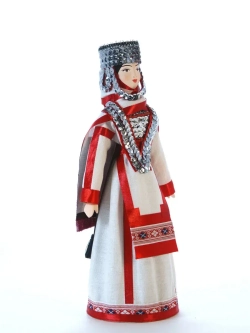 Кукла фарфоровая Чувашка