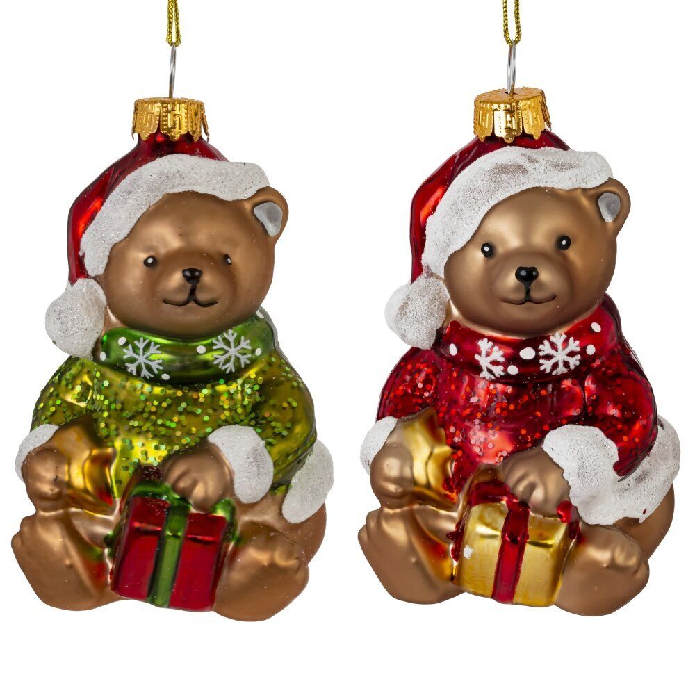 GAEM Украшение новогоднее "Медвежонок", L6,5 W7 H11 см, 2в.
