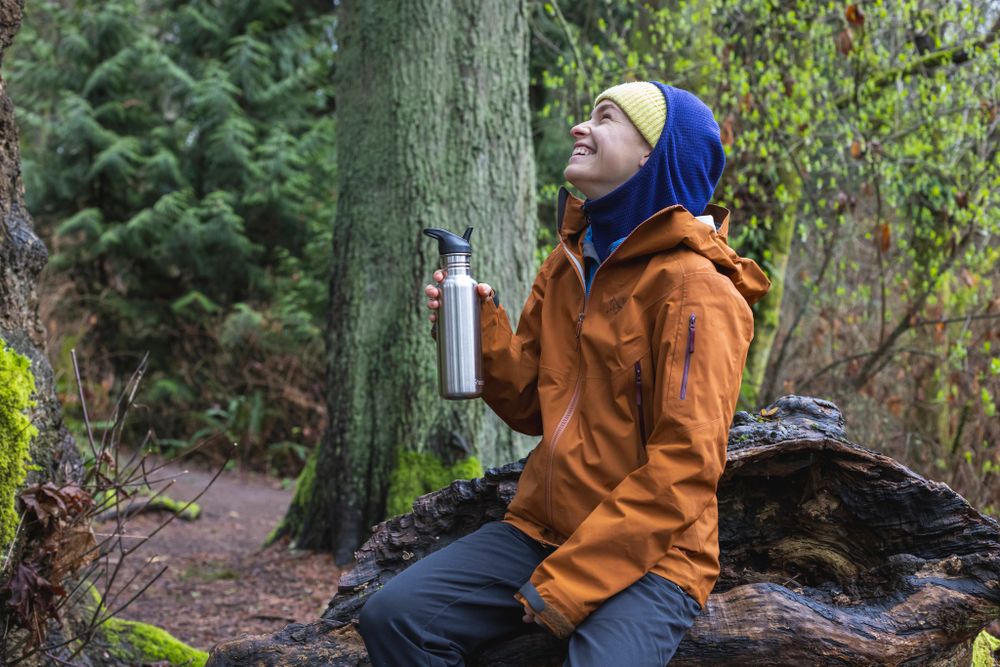 Бутылка Klean Kanteen Classic Narrow Flip Sport 18oz (532 мл) Brushed Stainless