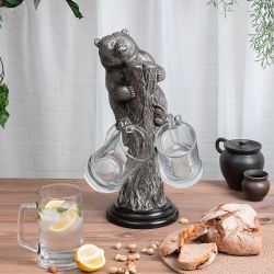 Набор бокалов для пива Медведь Барлей 4