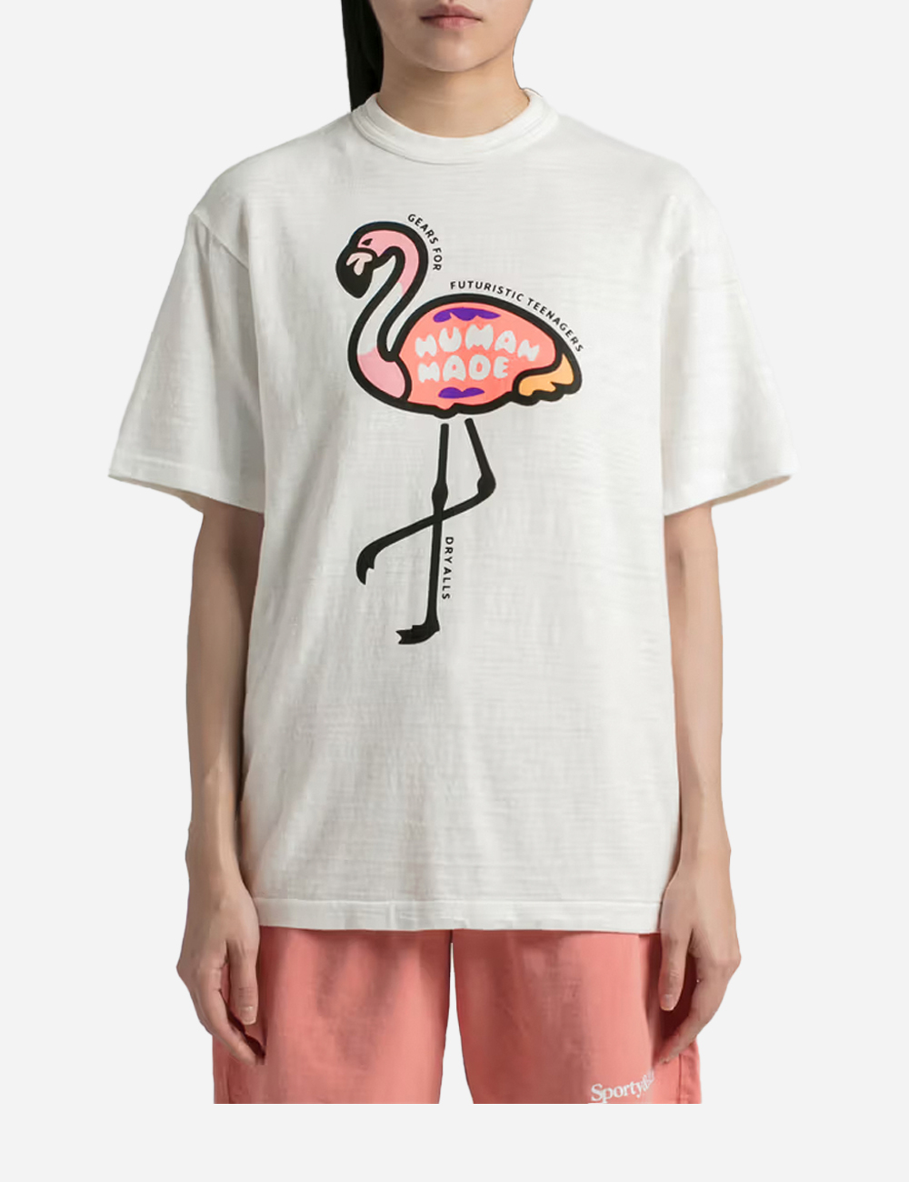 Human Made Flamingo T‑Shirt White
