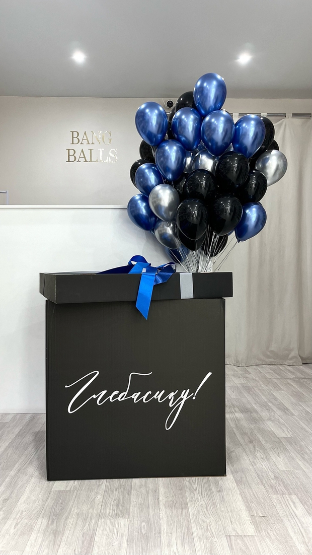 Коробка-сюрприз с шарами №76