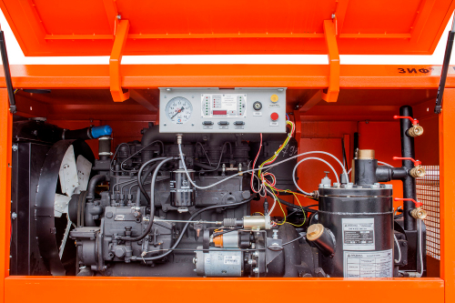 Передвижной дизельный компрессор зиф-пв-10/1,0