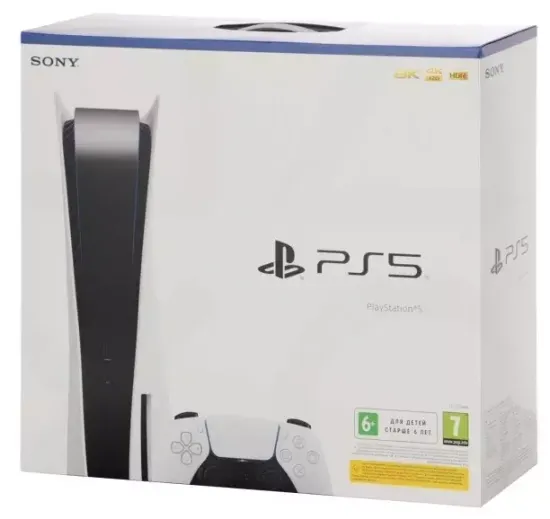 Игровая приставка Sony PlayStation 5 825 ГБ SSD, белый