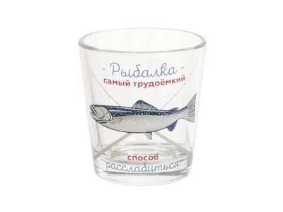 Набор стаканов 6шт 50мл "Ода" На рыбалке