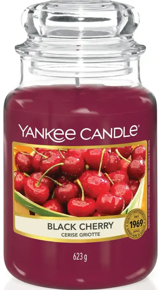 YANKEE CANDLE BLACK CHERRY 567 GR