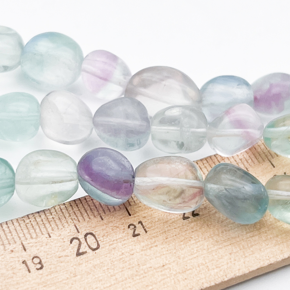 Флюорит фриформ бусины, размер около 9,5-12,5*9-10,5 мм, цена за набор 8 шт