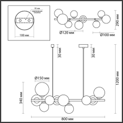 Подвесная люстра Odeon Light 4818/10