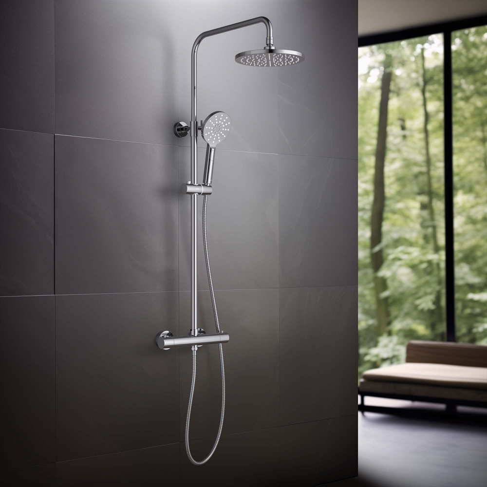 Термостатическая душевая система AQUATEK AQ2343CR ЕВРОПА