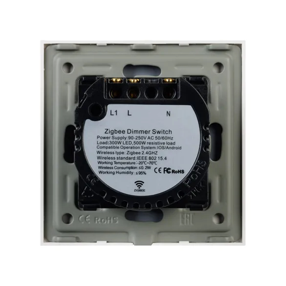 Светорегулятор сенсорный с Zigbee управлением SWT-OMALI-SD3-ZB-GD (250V, 500W) (Arlight, Стекло) 050064