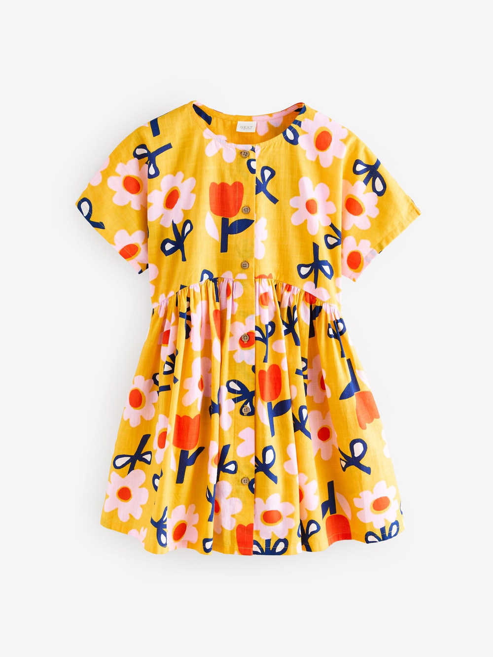 Платье для девочки Next E47-982, Желтый