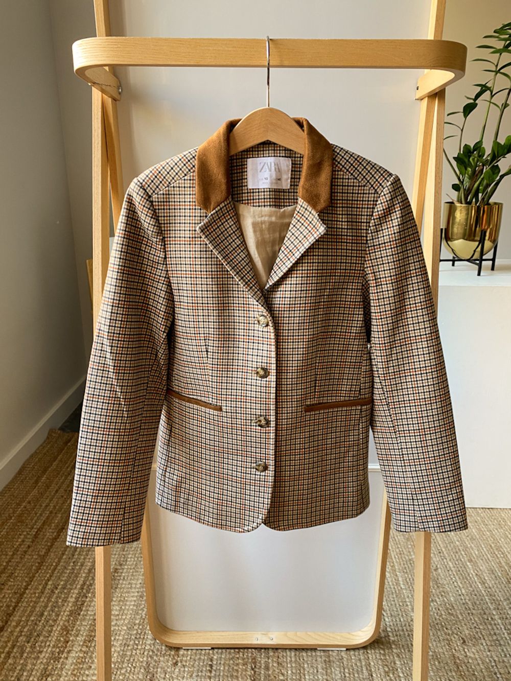 Новый хлопковый жакет Zara, 140