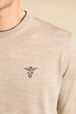 Джемпер муж. AERONAUTICA 1068 бежевый