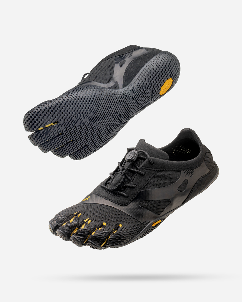 Vibram Five Fingers KSO EVO, черный/желтый