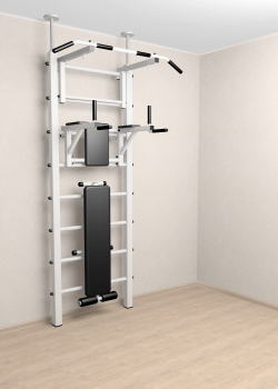 Шведская стенка Sv Sport враспор (Турник стандарт/Брусья/Скамья)