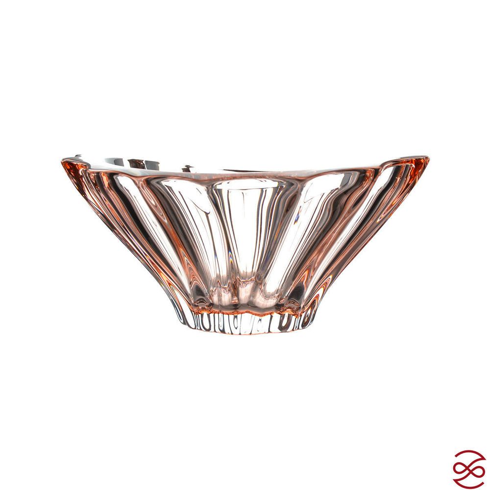 Конфетница Aurum Crystal Plantica 22 см розов.