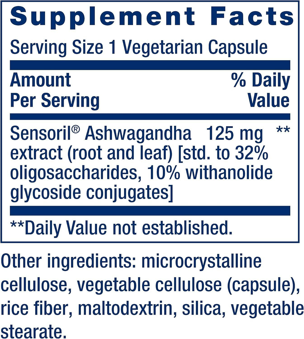 Life Extension - Optimized Ashwagandha 60 capsules