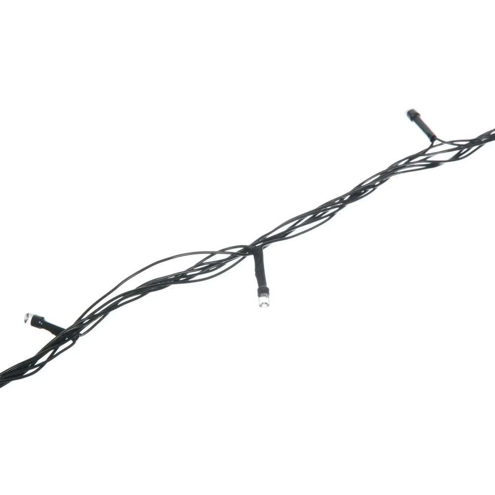 Гирлянда для дома 24м 280 ламп LED зелен.пров.,8 реж, IP-20, Мультицвет (возможность соединения)